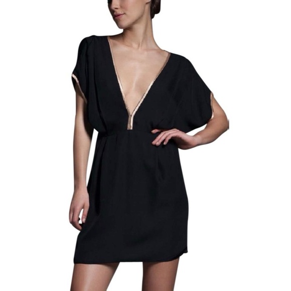Kiki de Montparnasse Dresses & Skirts - Kiki de Montparnasse Sexy Silk V Night Out Dress